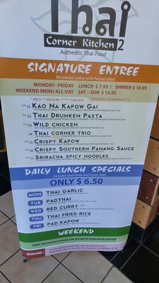Menu photo 8 Thai Corner Kitchen Greensboro, NC