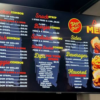 Strips N' Dips - Menu - Chicken Shop Near Me - Inglewood, California