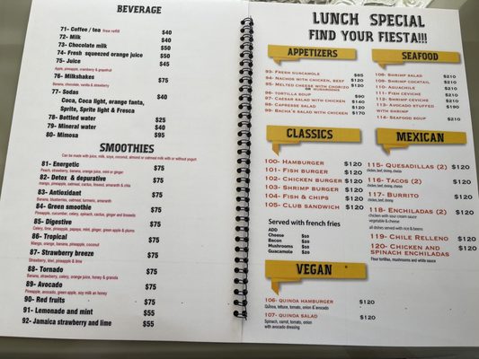 Menu photo 1 Bachas Restaurant Puerto Vallarta, JAL