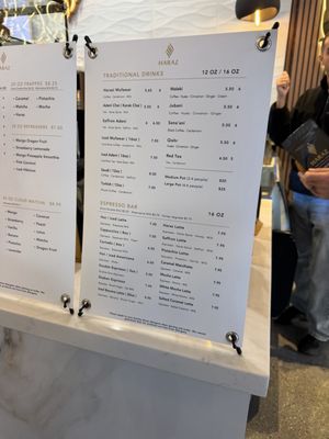 Menu photo 1 Haraz Coffee House San Francisco, CA