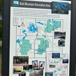 Bald Mountain Recreation Area - Walking to the lake. The kids are doing a Water Warrior Island today!!!