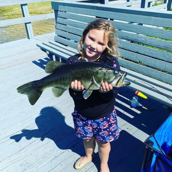 Get Hooked Bait and Tackle - This is my daughters personal best largemouth bass @ 4.48LBs. - Hunting & Fishing Supplies Near Me - Ocoee, Florida Get Hooked Bait and Tackle - This is my daughters personal best largemouth bass @ 4.48LBs. - Hunting & Fishing Supplies Near Me - Ocoee, Florida