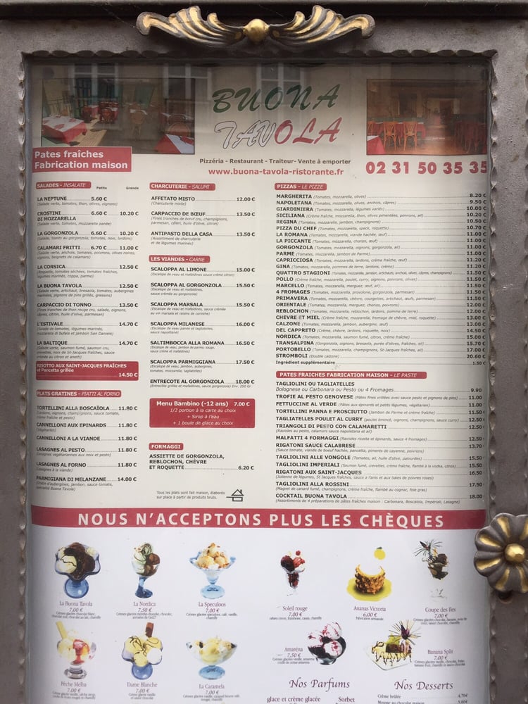 LA BUONA TAVOLA 25 Reviews 47 rue SaintSauveur, Caen, Calvados