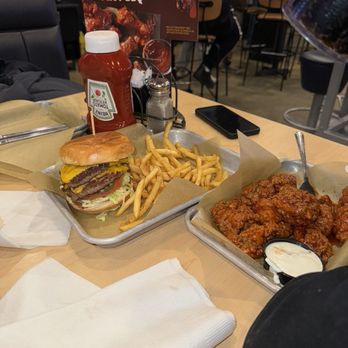 Buffalo Wild Wings - Double cheese burger with cheese - Sports Bars Near Me - Eatontown, New Jersey
