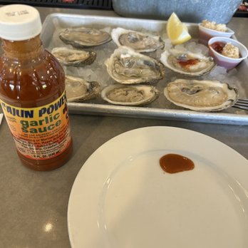 Ragin Cajun Cafe - Blue Point Oysters - Gotta have the garlic sauce! - Cajun/Creole Near Me - Redondo Beach, California