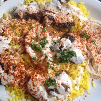 Falafel King - Lamb kabob plate. - Middle Eastern Near Me - Seattle, Washington