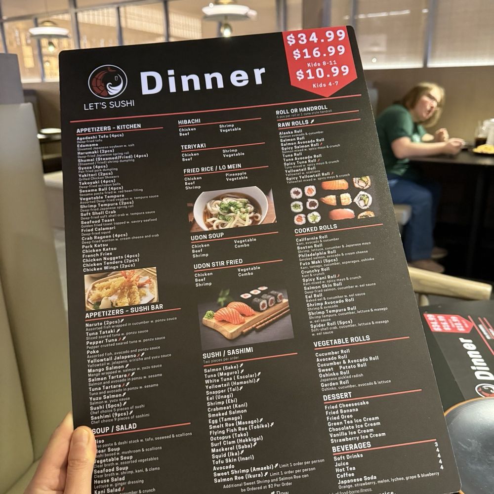 Let's Sushi - Menu - Sushi Bars Near Me - Wexford, Pennsylvania Let's Sushi - Menu - Sushi Bars Near Me - Wexford, Pennsylvania