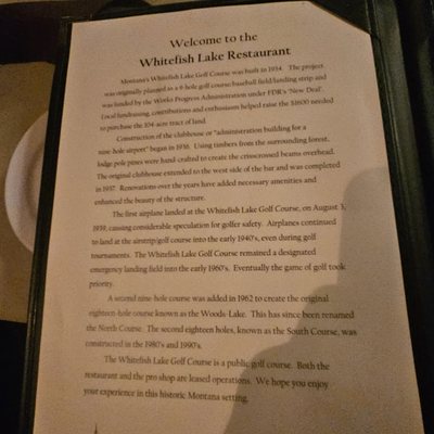 Whitefish Lake Restaurant by null