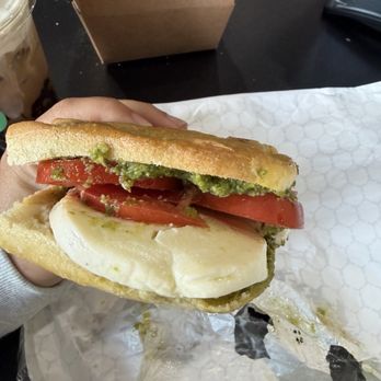 Italian Gem Cafe - caprese sandwich.. delicious & filling - Coffee & Tea Near Me - Middleboro, Massachusetts
