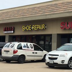 G & Q Shoe Repair - Stinks in here like cigarettes and the man doesn't know English well to conduct business.