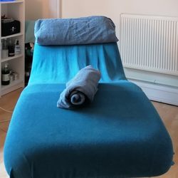 Helenajane Holistic - New adjustable therapy couch.