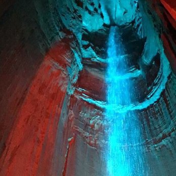 Ruby Falls - Ruby falls during the light show! - Landmarks & Historical Buildings Near Me - Chattanooga, Tennessee