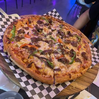 K-Chicken & Beer - Bulgogi Pizza (12 Inch) - Korean Near Me - Monrovia, California K-Chicken & Beer - Bulgogi Pizza (12 Inch) - Korean Near Me - Monrovia, California