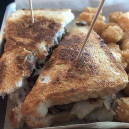 Turkey melt. Good sandwich, though not totally healthful. Turkey melt. Good sandwich, though not totally healthful.