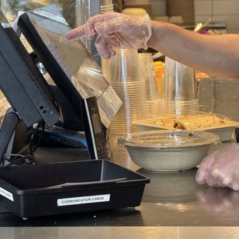 CAVA - From touchpad to food prep and no hand hygiene - Salad Near Me - Orlando, Florida CAVA - From touchpad to food prep and no hand hygiene - Salad Near Me - Orlando, Florida