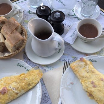 Café de Flore - We got mixte omelets and the special flore hot chocolate - Cafes Near Me - Paris, 75 Café de Flore - We got mixte omelets and the special flore hot chocolate - Cafes Near Me - Paris, 75