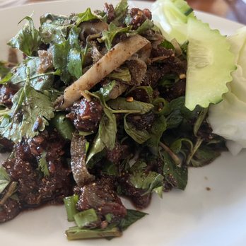 B & K Asian Kitchen - Raw beef laab - Thai Near Me - Fresno, California