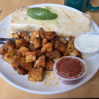 Cafe Madison - Vegan Loaded Breakfast Burrito - New American Near Me - Albany, New York Cafe Madison - Vegan Loaded Breakfast Burrito - New American Near Me - Albany, New York