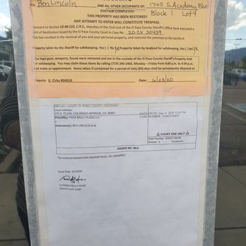 Evident PDR - Eviction notice - Body Shops Near Me - Colorado Springs, Colorado