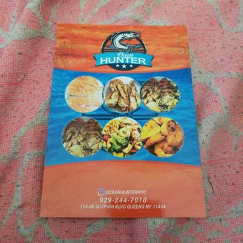 Ocean Hunter - the menu of the restaurant - Seafood Near Me - Queens, New York