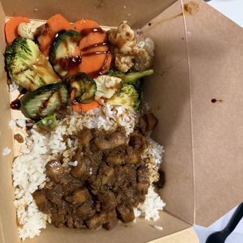 CozyCup - Mince pork rice and veggies - Coffee & Tea Near Me - San Diego, California