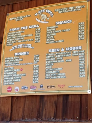 Menu photo 4 T-Rex Grill Frisco, CO Menu photo 4 T-Rex Grill Frisco, CO