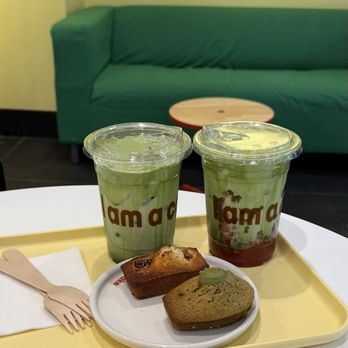 I Am A Cake - matcha madeline, earl grey & fig financier, matcha cream latte, strawberry matcha cream latte - Bakeries Near Me - Markham, Ontario I Am A Cake - matcha madeline, earl grey & fig financier, matcha cream latte, strawberry matcha cream latte - Bakeries Near Me - Markham, Ontario