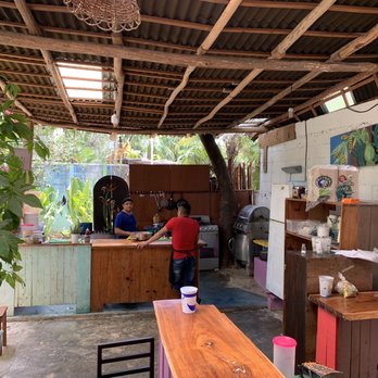 El Vegetariano Mar y Tierra - Backyard kitchen - Vegetarian Near Me - Tulum, ROO