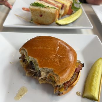 Pepper Farm Deli - Starvin Marvin Burger (sub for brioche bun + added blue cheese) and Pepper Farm Turkey Club - Sandwiches Near Me - Santee, California Pepper Farm Deli - Starvin Marvin Burger (sub for brioche bun + added blue cheese) and Pepper Farm Turkey Club - Sandwiches Near Me - Santee, California