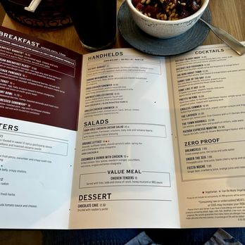 The District - Menu May 2026 - Airport Lounges Near Me - Oakland, California