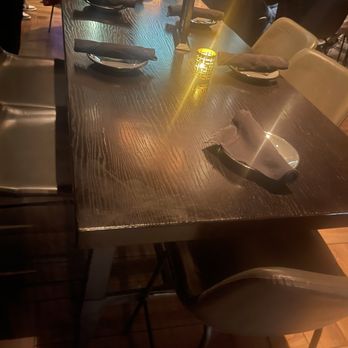 La Popular - Empty chairs and tables and there is a wait. - Mexican Near Me - Porter Ranch, California