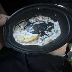 McDonald's - Someone ate my biscuits and they made me wait for 30 minutes. I think they were eating my food during the 30 minutes.