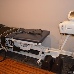 Garner Chiropractic & Wellness Center - Non-surgical Spinal Decompression is performed on our Traction Table
