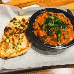 a side of naan bread a side of naan bread