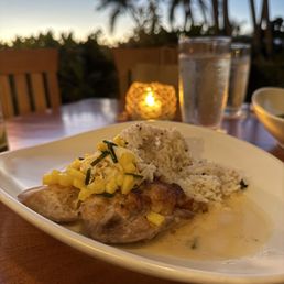 Crab Topped Macadamia Nut Crusted Mahi Mahi Crab Topped Macadamia Nut Crusted Mahi Mahi