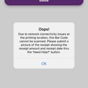 Chuck E. Cheese - What the app says when I put In the barcode they gave me - Pizza Near Me - Ocala, Florida Chuck E. Cheese - What the app says when I put In the barcode they gave me - Pizza Near Me - Ocala, Florida
