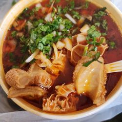 The menudo! So much tripe!