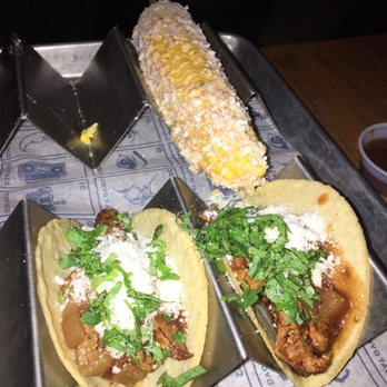 Coyo Taco - Corn on the cob with the steak Tacos!!! Yummy!! Highly recommended!! - Mexican Near Me - Miami, Florida