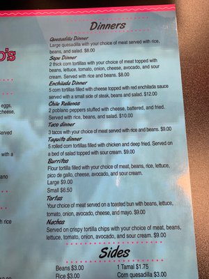 Menu photo 6 Pancho's Taqueria Lansing, MI Menu photo 6 Pancho's Taqueria Lansing, MI