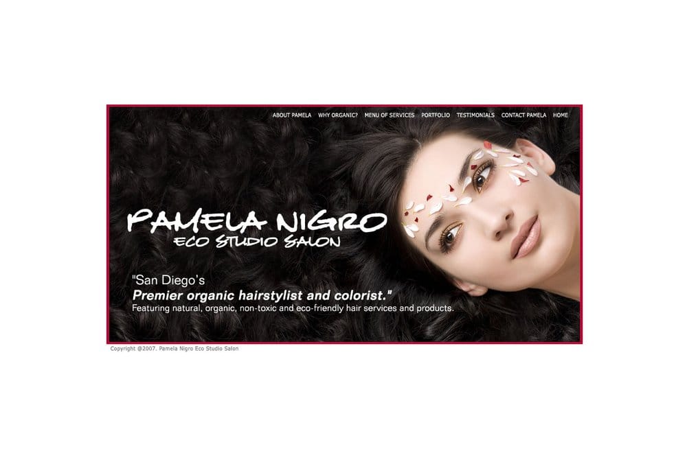 Pamela Nigro Eco Studio Salon Logo