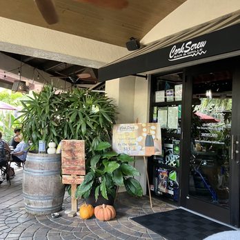 CorkScrew Bar & Grille - The front entrance before going inside the restaurant - Bars Near Me - New Smyrna Beach, Florida CorkScrew Bar & Grille - The front entrance before going inside the restaurant - Bars Near Me - New Smyrna Beach, Florida