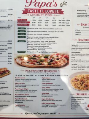 Menu photo 2 Hala's Pizzeria West Covina, CA