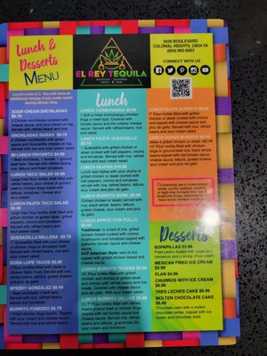 Menu photo 7 El Rey Tequila Colonial Heights, VA
