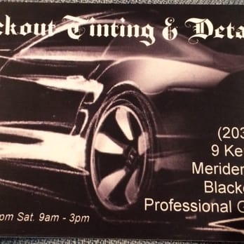 Blackout Tinting And Detailing - Great shop, great service and a great price. Give Chris a call. - Auto Detailing Near Me - Meriden, Connecticut Blackout Tinting And Detailing - Great shop, great service and a great price. Give Chris a call. - Auto Detailing Near Me - Meriden, Connecticut