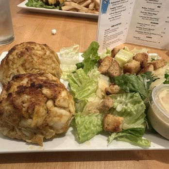 Koco's Pub - Double 11 oz. Broiled Crab Cake Platter with Caesar salad - Pubs Near Me - Baltimore, Maryland Koco's Pub - Double 11 oz. Broiled Crab Cake Platter with Caesar salad - Pubs Near Me - Baltimore, Maryland
