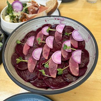 Destroyer - BEET AND HIDDEN ROSE APPLE SALAD - New American Near Me - Culver City, California