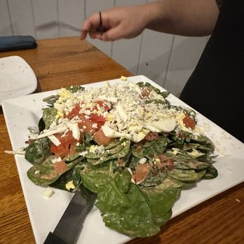 Schooner's Restaurant - Gorgonzola spinach salad - Seafood Near Me - Jupiter, Florida