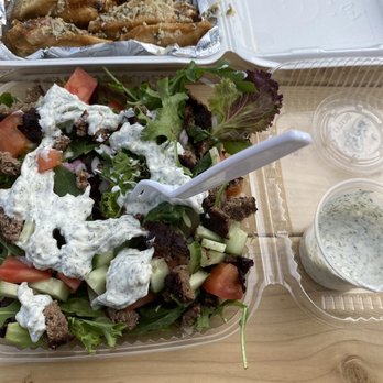 Lil’ Bitta - Fresh Gryo Salad with Tzatziki sauce - Food Trucks Near Me