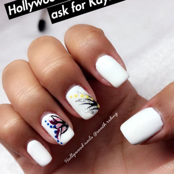 Hollywood Nails Salon - Kaylie did such an amazing job on my nails and the design. Love it - Nail Salons Near Me - South Riding, Virginia