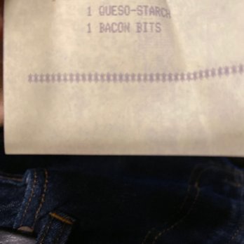 Buffalo Wild Wings - My reciept showing I did not get what I paid for. - American Near Me - Oceanside, California